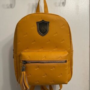 Yellow Harry Potter Hufflepuff Mini Backpack with Tassel